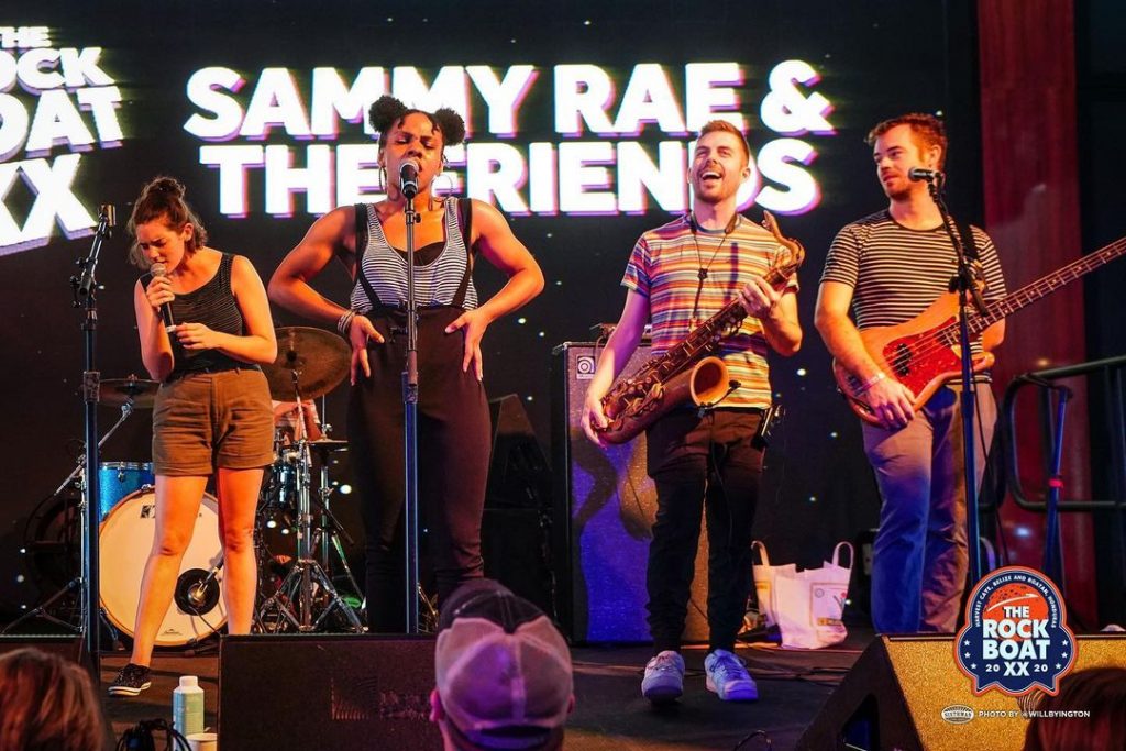 Audience at a Sammy Rae and The Friends concert